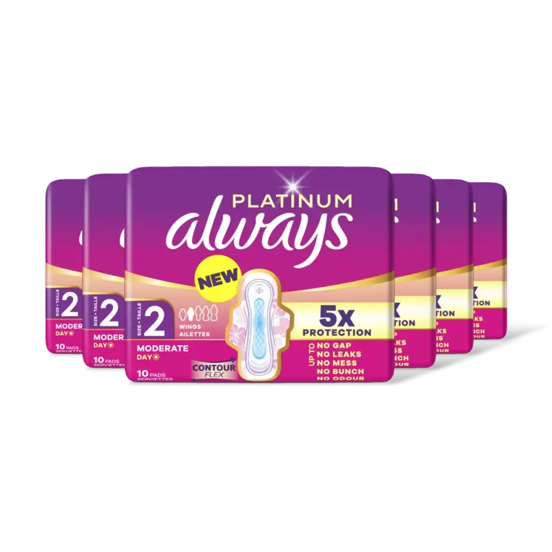 Always Platinum long maandverband 6-pack