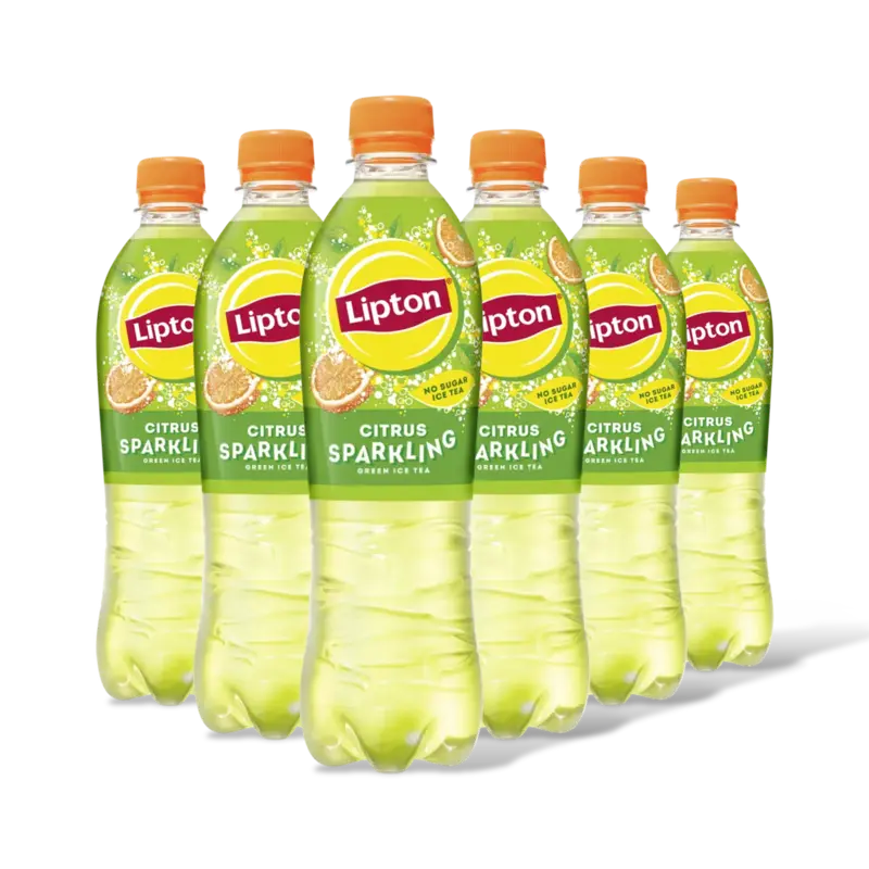 Lipton Ice tea green citrus sparkling ns 6-pack