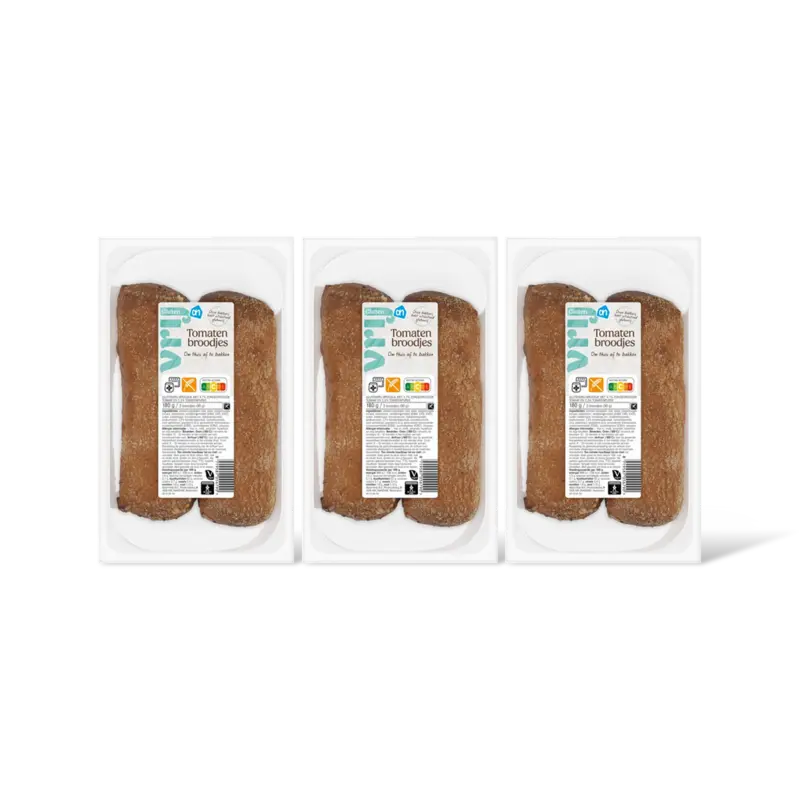 AH Glutenvrij Tomaten broodjes 3-pack