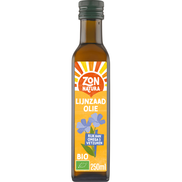 Zonnatura Biologische Lijnzaadolie 250 ml