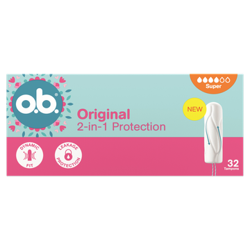 o.b. Original 2-in-1 Protection Tampons 32 Stuks