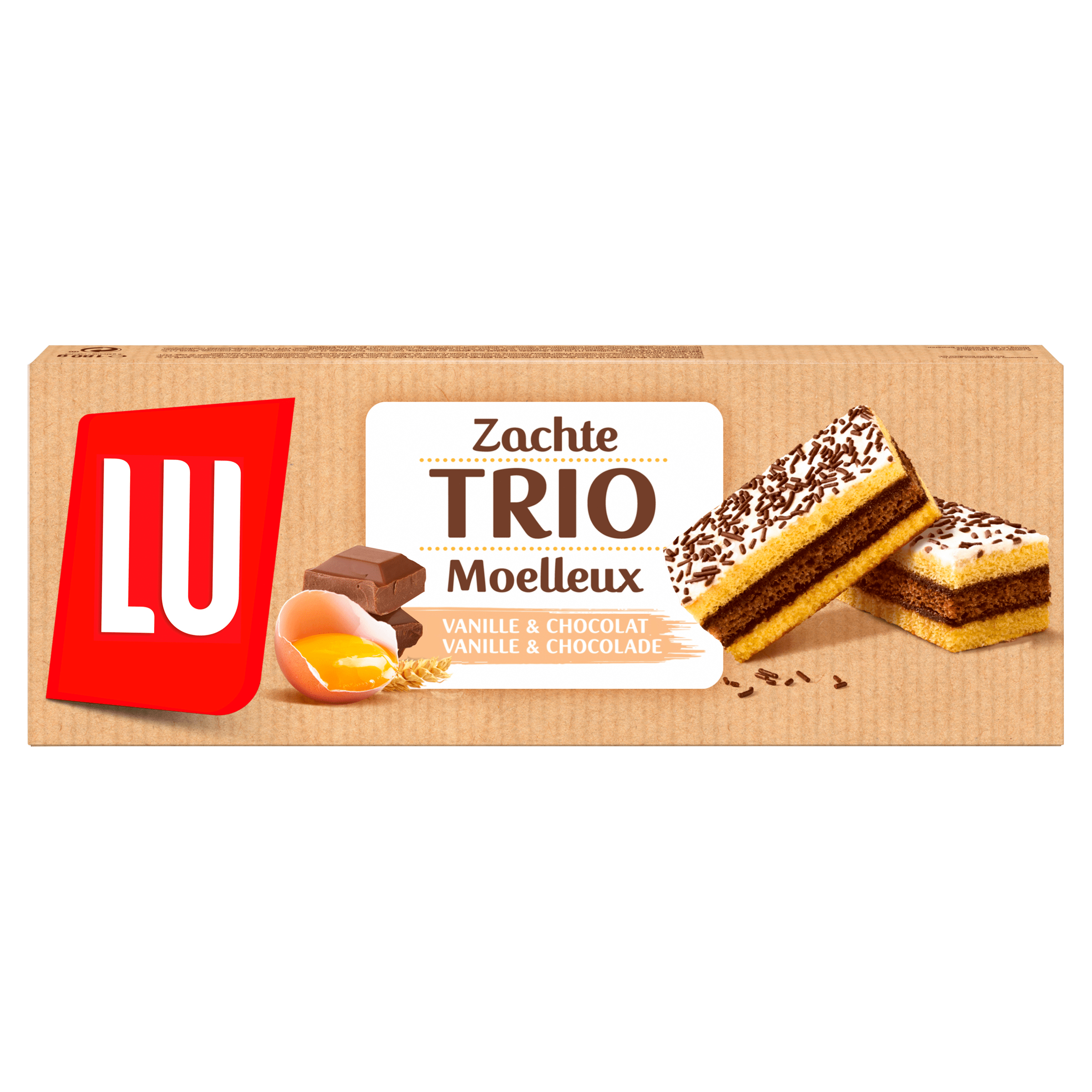 Lu Zachte Trio cake