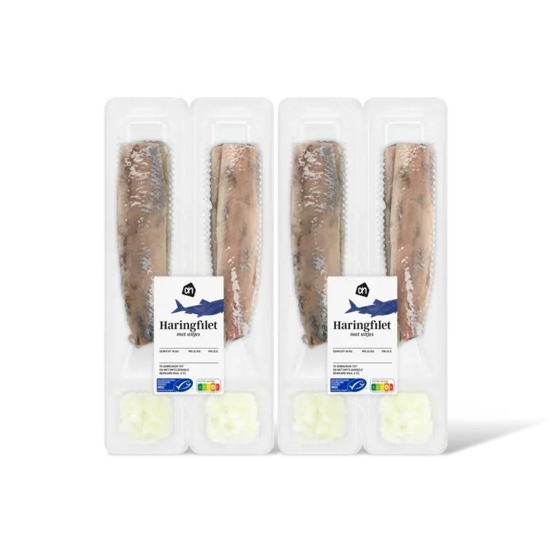 AH Haringfilet met uitjes 2-pack
