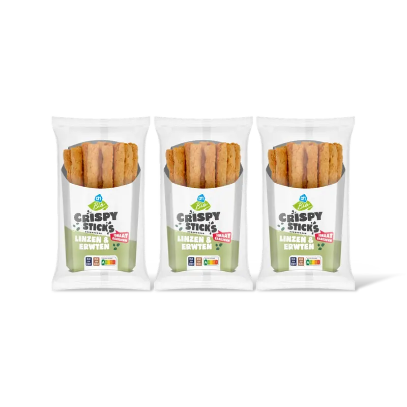 AH Biologisch Peulvruchtensticks tomaat basillicum 3pk
