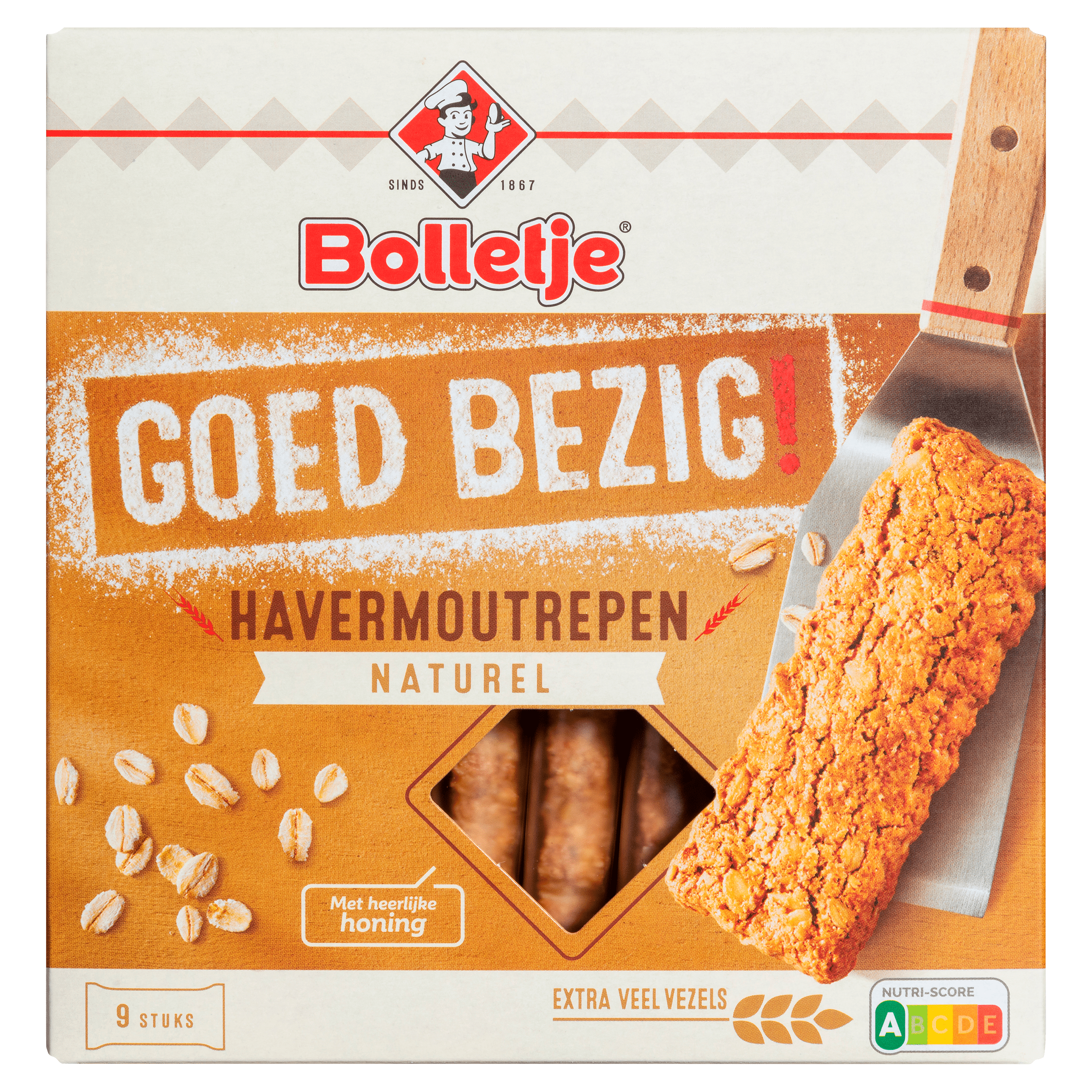 Bolletje Goed bezig stevige havermoutrepen