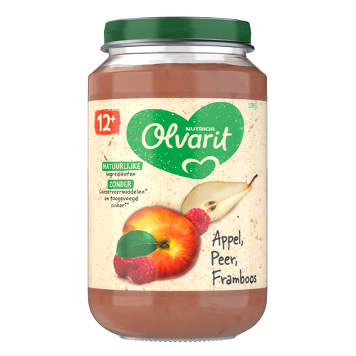 Olvarit 12+ Maanden Appel Peer Framboos