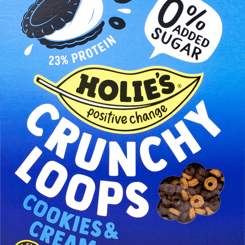 Holie's Crunchy loops cookies & cream