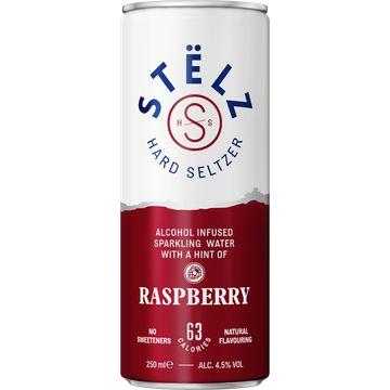 STËLZ - Hard Seltzer - Raspberry - 250ML