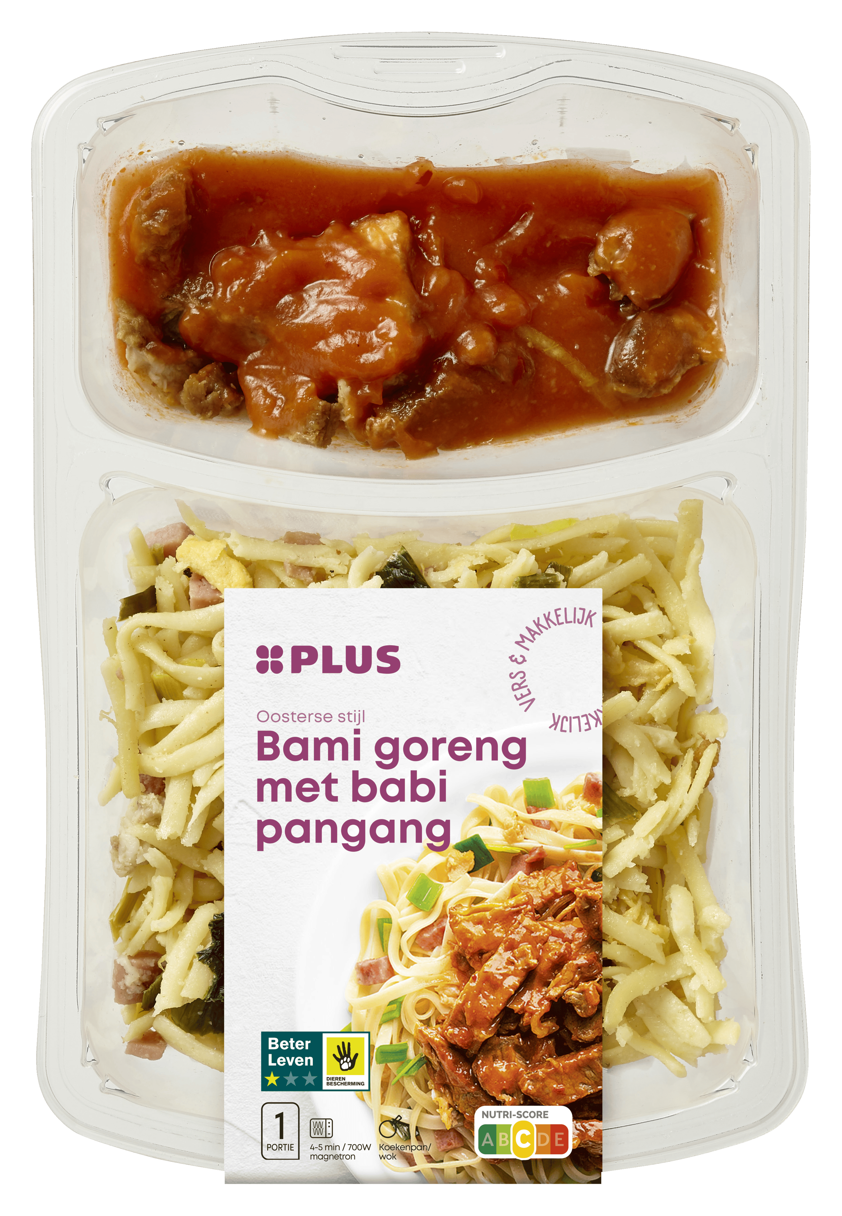 PLUS Bami Goreng met Babi Pangang