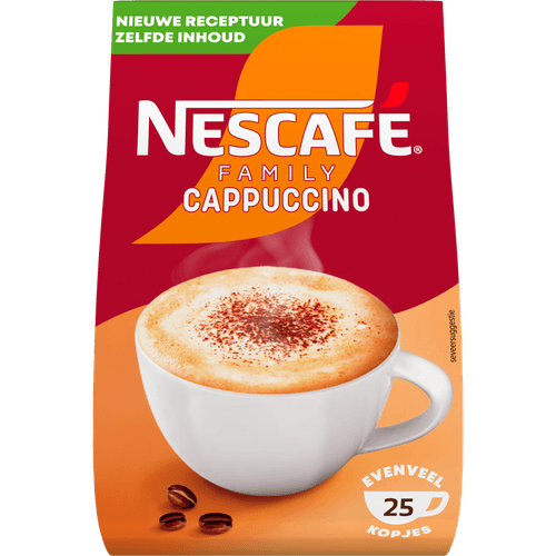 Nescafé Oploskoffie cappuccino navulpak
