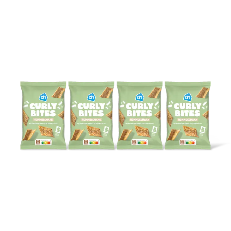 AH Curly bites hummusmaak 4-pack