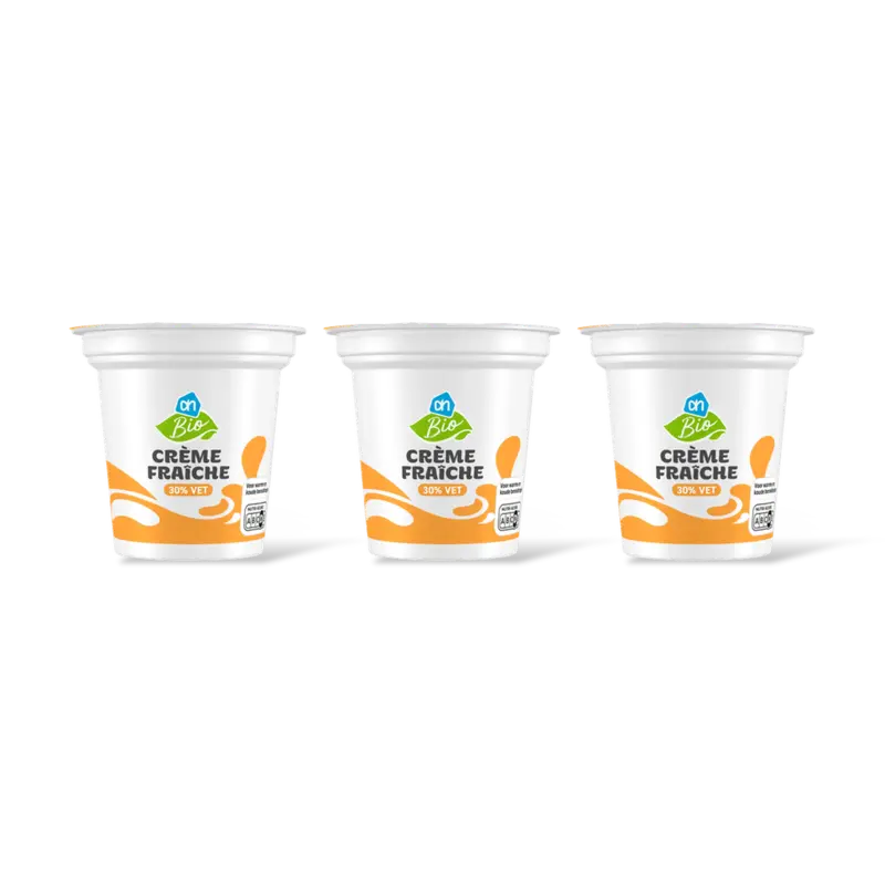 AH Biologisch Creme fraiche 3-pack