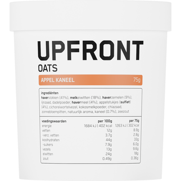 Upfront Oats Cup Appel Kaneel 75g