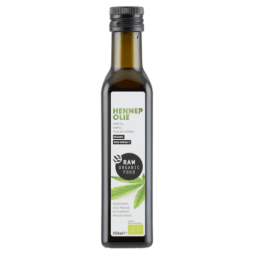 Raw Organic Hennepolie raw