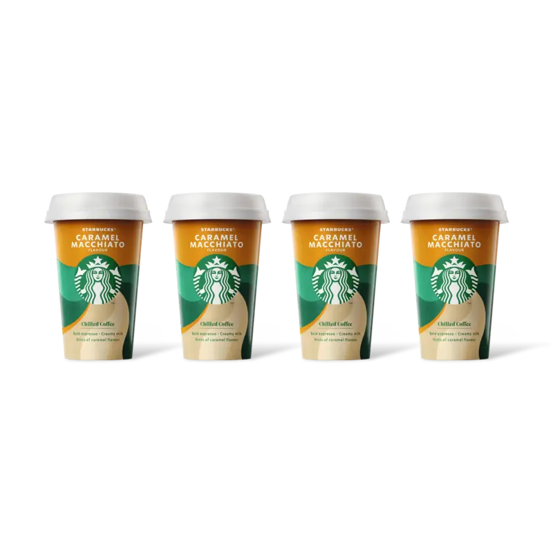 Starbucks Caramel macchiato ijskoffie 4-pack
