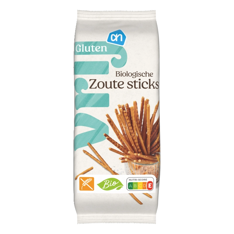 AH Glutenvrij Biologische zoute sticks