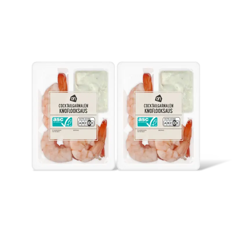 AH Cocktailgarnalen knoflooksaus 2-pack