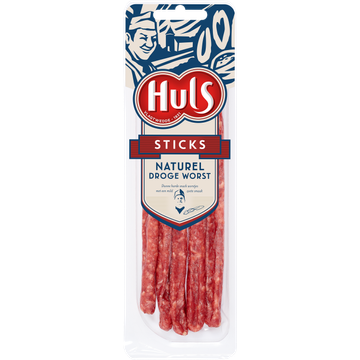 Huls Sticks Naturel Droge Worst 62,5 g