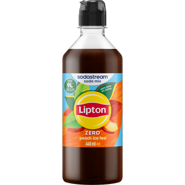 Sodastream Lipton Zero Peach Ice Tea Soda Mix 440 ml