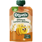 Organix biologisch knijpfruit abrikoos en banaan 12+m