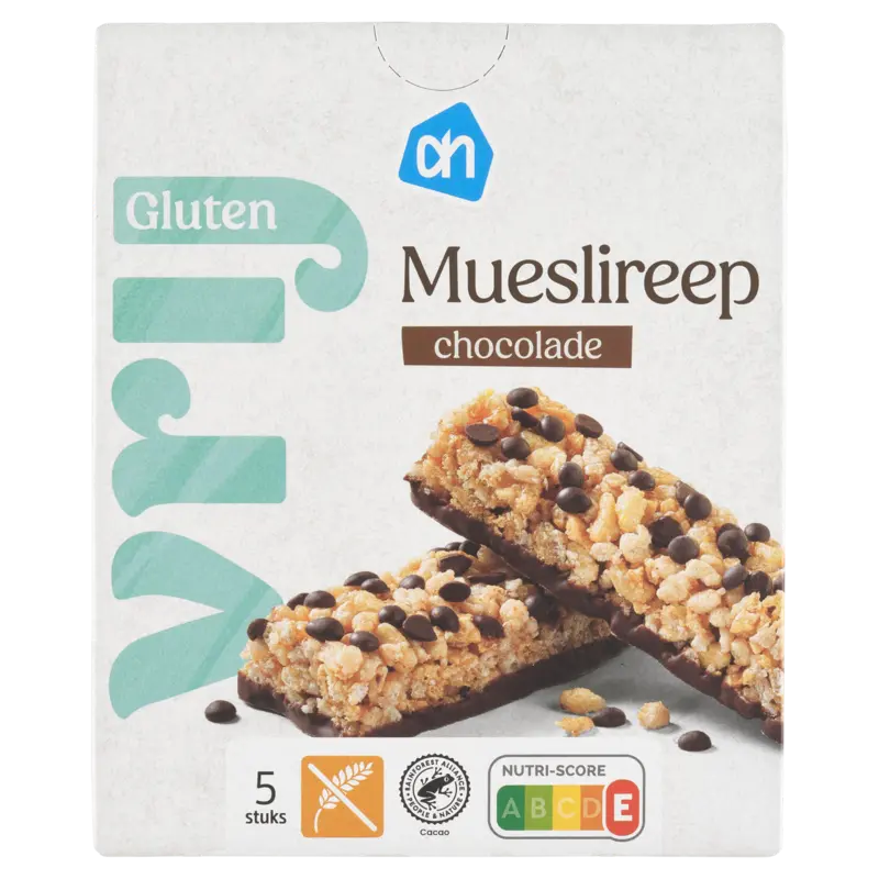 AH Glutenvrij Mueslireep chocolade