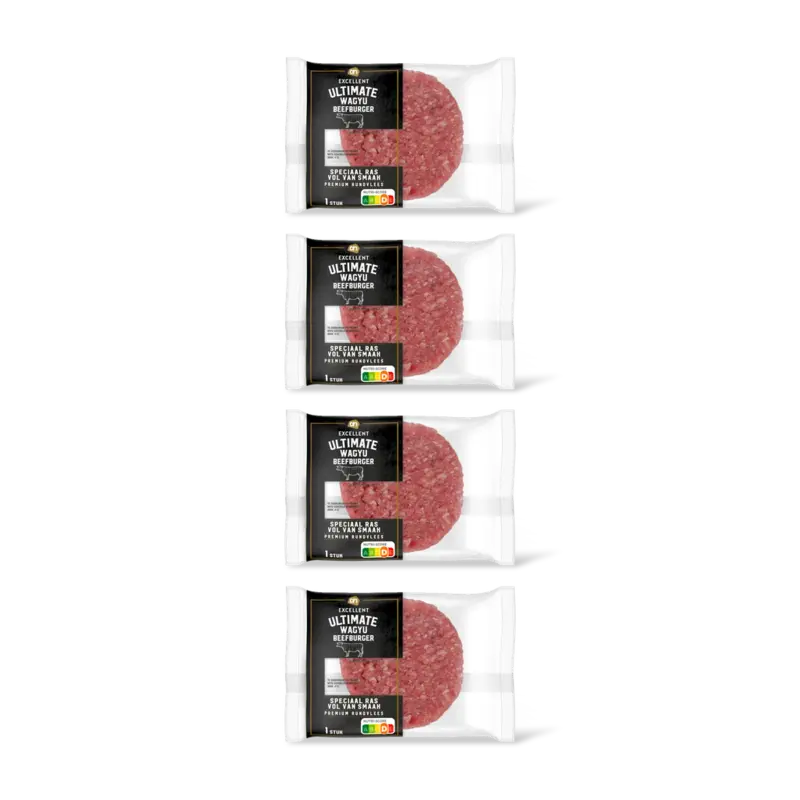 AH Excellent Ultimate wagyu beefburger 4-pack