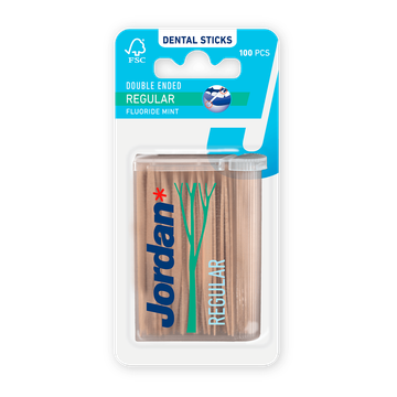 Jordan Sticks Fluoride Mint Double Ended Regular 100 Stuks