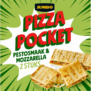 Jumbo Pizza Pocket Pestosmaak & Mozzarella 2 Stuks