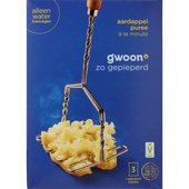 g'woon aardappelpuree à la minute
