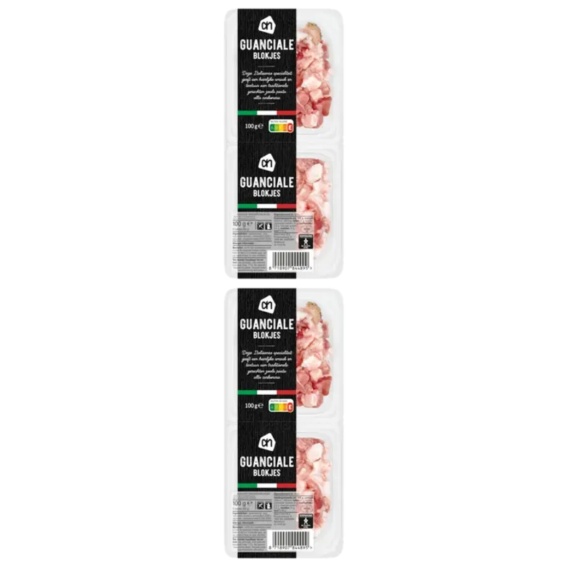 AH Guanciale blokjes 2-pack