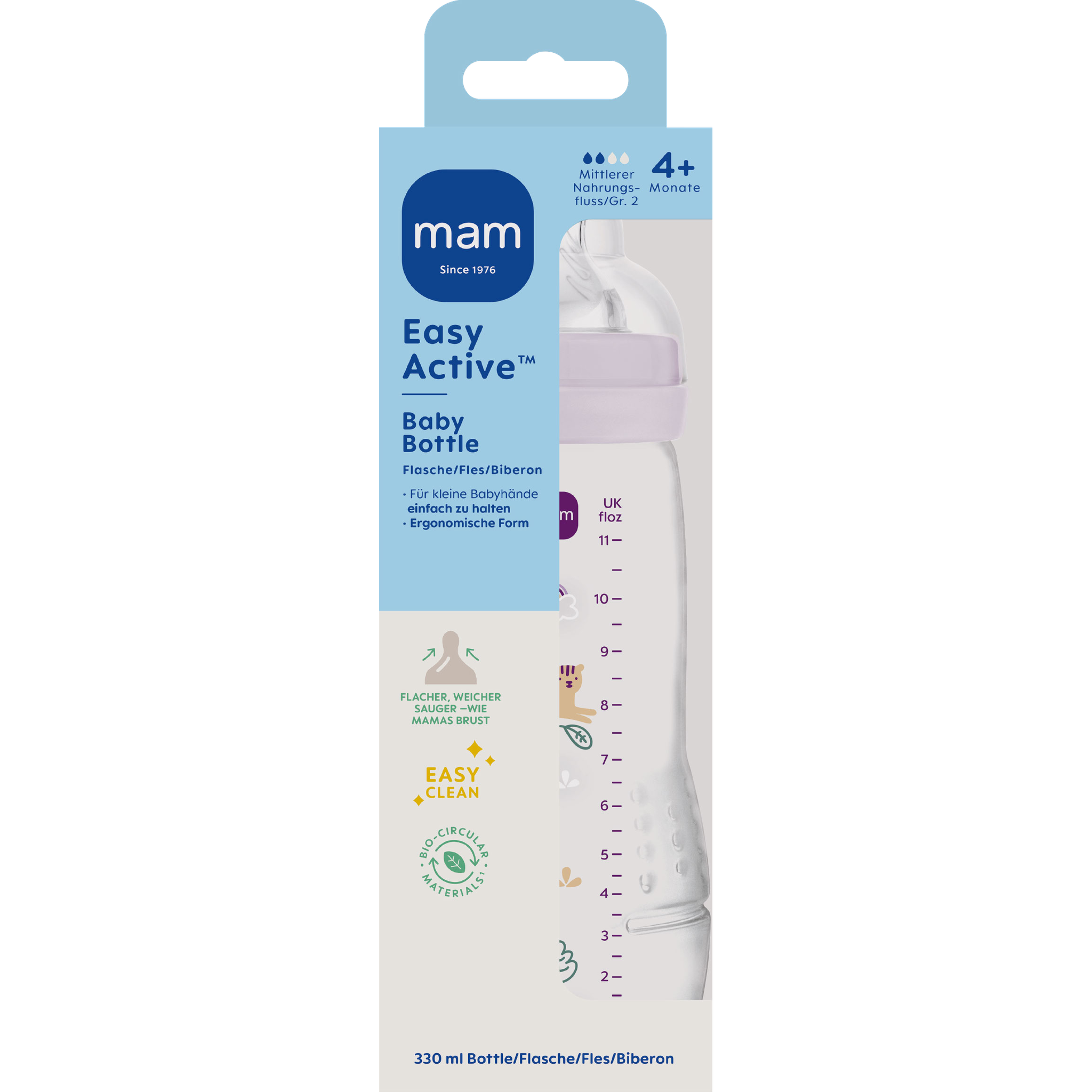 MAM Easy Active Babyfles Lila 330 ML 