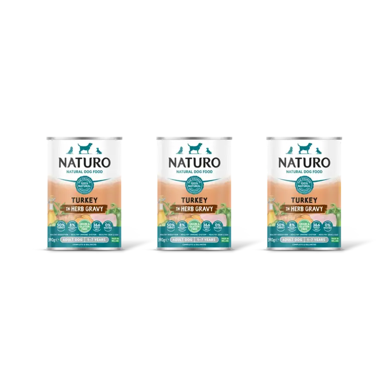 Naturo Turkey with fruit and vegetables 3-pack