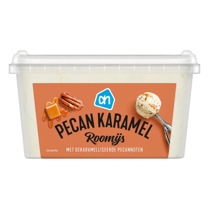 AH Roomijs pecan caramel