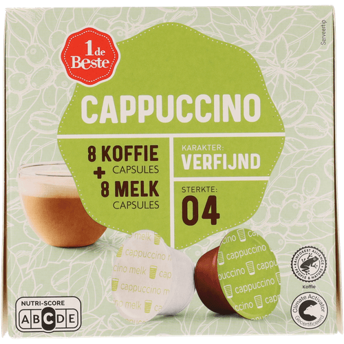 1 de Beste Koffiecups cappuccino sterkte 4