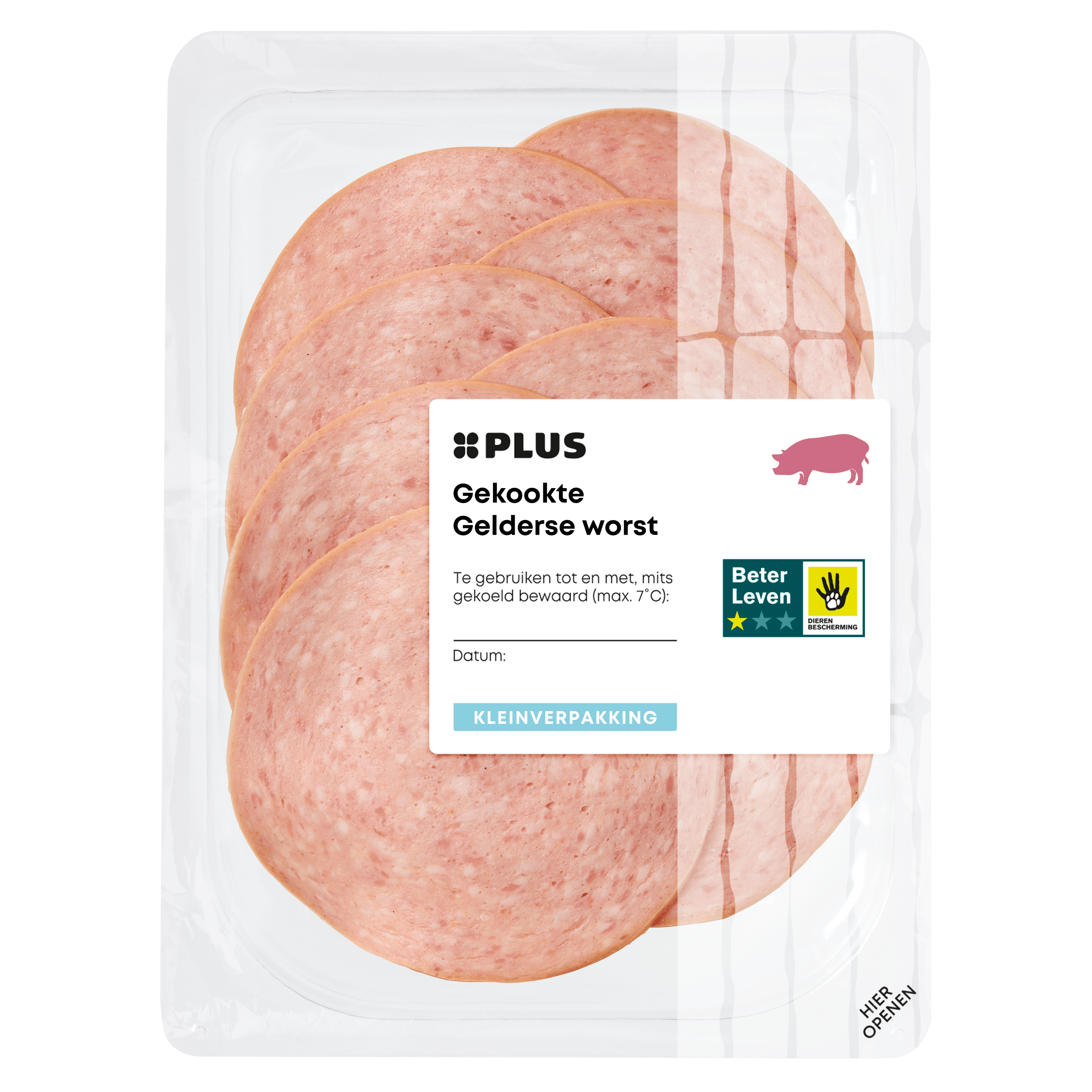 PLUS Gekookte Gelderse worst KVP