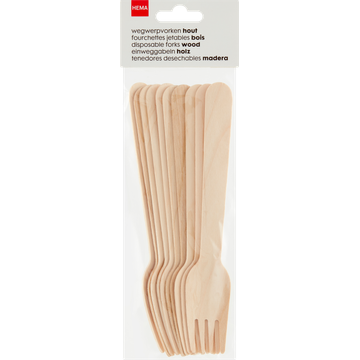 HEMA Vorken Hout - 10 stuks