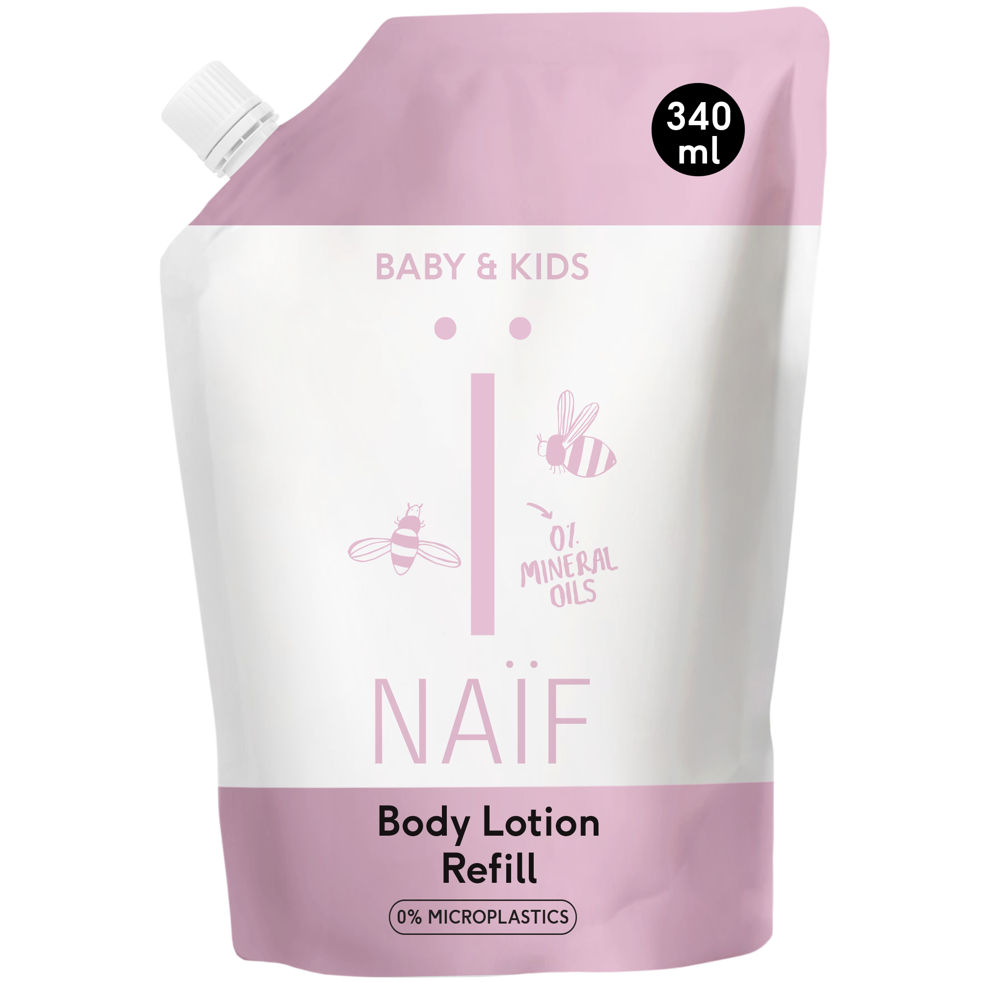 Naïf Baby & Kids Verzachtende Bodylotion Navulverpakking 340 ML