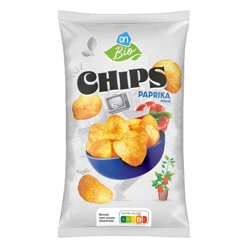 AH Biologisch Chips paprika