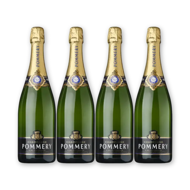 Pommery Pommery Champagne Noir 4 flessen