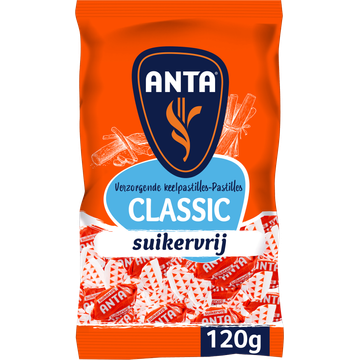 Anta Classic Menthol Suikervrij 120 g
