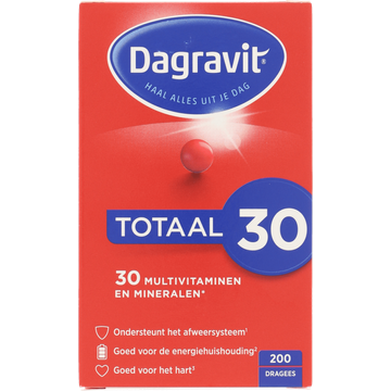 Dagravit Totaal 30 Multivitaminen dragees, 200 stuks