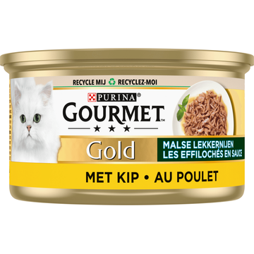 Gourmet Gold Malse Lekkernijen Kattenvoer nat met Kip