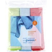 g'woon doekjes microvezel
