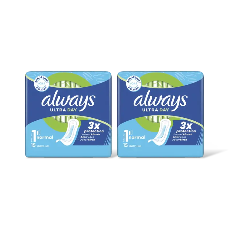 Always Ultra day normal maandverband 2-pack
