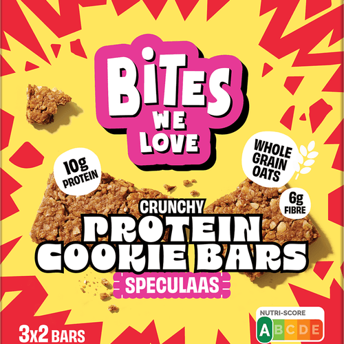 BitesWeLove Crunchy bars protein speculaas 3x2st.