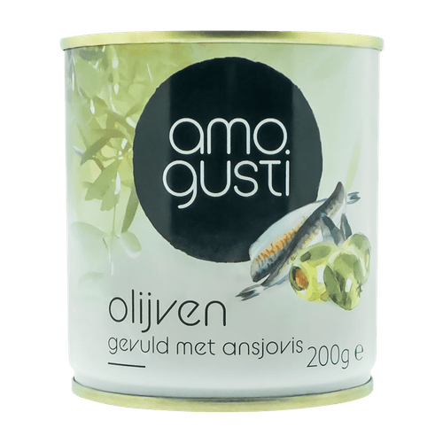 Amogusti Olijven gevuld met ansjovis