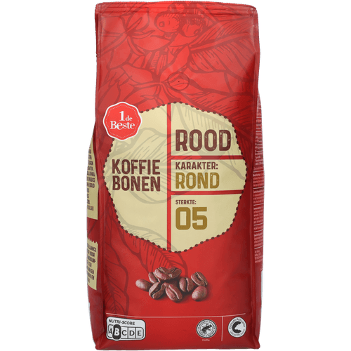 1 de Beste Koffiebonen rood