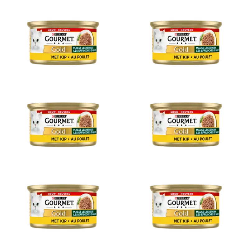 Gourmet Gold malse lekkernijen met kip 6-pack