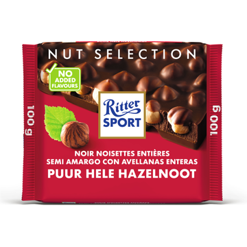 Ritter Sport Puur Hele Hazelnoot 100 g