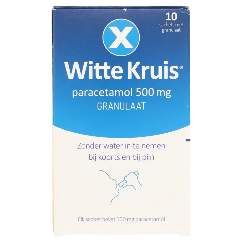 Witte kruis Paracetamol 500mg granulaat